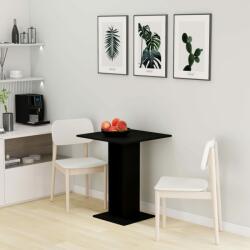 vidaXL Masă de bistro, negru, 60 x 60 x 75 cm, PAL (802103)