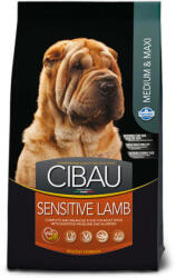 CIBAU Sensitive Lamb Medium/Maxi 2x12+2kg Promo kutyatáp