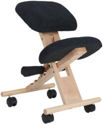 TEMPO KONDELA GROCO ergonomikus térdeplőszék Szín: fekete