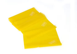 SISSEL SISSEL® Fitband erősítő fitness gumiszalag edzéshez Szín: sárga, Méret: 15 cm x 2, 5 m