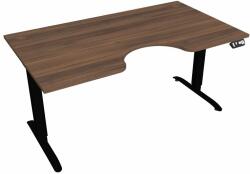 Hobis Motion Ergo elektromosan állítható magasságú íróasztal - 2M szegmensű, memória vezérléssel Szélesség: 160 cm, Szerkezet színe: fekete RAL 9005, Asztallap színe: diófa