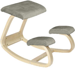 TEMPO KONDELA RENAR egyensúlyfejlesztő ergonomikus térdeplőszék Szín: szürkésbarna