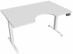 Hobis Motion Ergo elektromosan állítható magasságú íróasztal - 2M szegmensű, memória vezérléssel Szélesség: 140 cm, Szerkezet színe: fehér RAL 9016, Asztallap színe: fehér