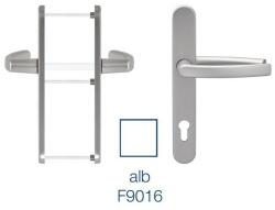 blaugelb Maner usa termopan, blaugelb DGT30, exterior, 92 x 30 mm, material aluminiu, fara accesorii de prindere, culoare alb RAL9016