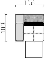  Riva ülőgarnitúra elem rugós variálható, elem 11, ágyneműtartós, 1 karfás, 11/ÁT/1k