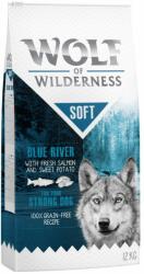 Wolf of Wilderness 2x12kg Wolf of Wilderness "Soft - Blue River" - lazac száraz kutyatáp