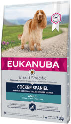 EUKANUBA 2x7, 5kg Eukanuba Adult Breed Care Cocker Spaniel száraz kutyatáp