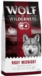 Wolf of Wilderness 2x12kg Wolf of Wilderness "Ruby Midnight" - marha & nyúl száraz kutyatáp
