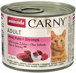 Animonda 12x200g animonda Carny Adult nedves macskatáp- Marha & szív