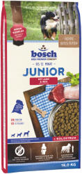 bosch HPC 2x bosch Junior száraz kutyatáp vegyes csomagba: 15kg Junior bárány & rizs + 15kg Maxi Junior