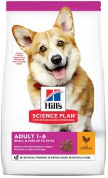 Hill's 2x6kg Hill's Science Plan Adult 1-6 Small & Mini csirke száraz kutyatáp