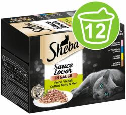 Sheba 12x85g Sheba Classics pástétomban tálcás nedves macskatáp