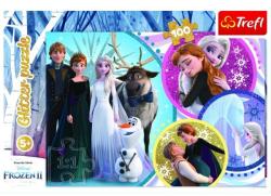 Trefl Jégvarázs 2 glitteres puzzle 100 db-os (14817)