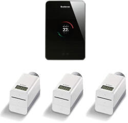 Buderus Set EasyControl Buderus TC100 cu 3 Capete WiFi | Termostat Inteligent | Termix. ro (7736701400)