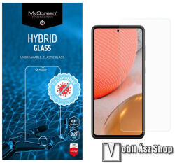 MyScreen SAMSUNG Galaxy A72 5G, Galaxy A72 4G, MYSCREEN HYBRIDGLASS BacteriaFREE flexibilis üvegfólia, 8H