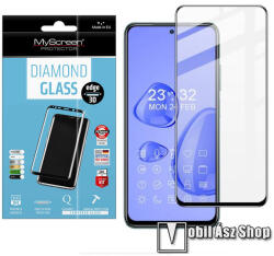 MyScreen Xiaomi Redmi Note 10, Redmi Note 10S, MYSCREEN üvegfólia, Full cover, 0, 33mm, 9H, Full glue, Fekete