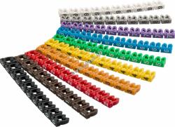 Goobay Kábeljelölő klipszek -Digits 0-9- 4 mm-ig terjedő kábelátmérőhöz