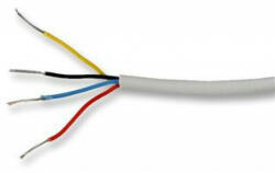 Nestron 4X0, 22/100 Árnyékolt kábel; 4 db ér 0, 22 mm2 keresztmetszettel; 100 fm