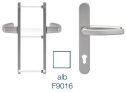 blaugelb Maner usa termopan, blaugelb DGT35, exterior, 92 x 35 mm, material aluminiu, fara accesorii de prindere, culoare alb RAL 9016