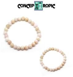  Bratara Opal Roz Diametru 56 mm - Rotund 7x7 mm - 1 Buc