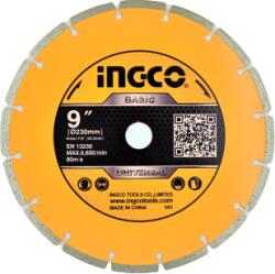 INGCO Disc diamantat intrerupt 230mm x 7, 5mm (DMD012302) - ingcomag Disc de taiere