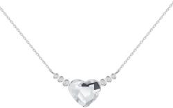 Preciosa Colier din argint With Love, în formă de inimă cu cristal ceh Preciosa 6144 00