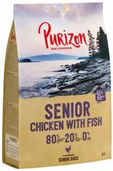 Purizon 1kg Purizon Senior csirke & hal - gabonamentes száraz kutyatáp