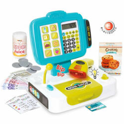 Smoby Jucarie Casa de marcat Mini Shop albastru cu accesorii