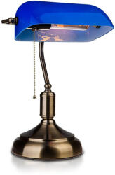 V-TAC Lampa de Birou Vintage, Corp Albastru cu Soclu E27 si Comutator (22412-)