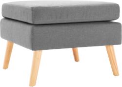 vidaXL Taburet, gri deschis, material textil (288733) Canapea