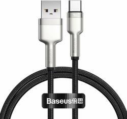 Baseus Cablu USB la Type-C Baseus Cafule Series Metal 40W Black (1m, impletitura nylon) (CATJK-A01)