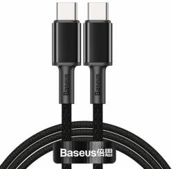 Baseus Cablu Type-C la Type-C Baseus High Density Fast Charging 100W Black (1m, impletitura nylon) (CATGD-01)