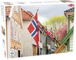 TACTIC 56644 - A világ körül - Bergen, Norvégia - 1000 db-os puzzle (56644)