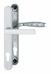 Hoppe Maner usa termopan, Hoppe New York, exterior, asimetric, 92 x 30 mm, material aluminiu, culoare argintiu F1