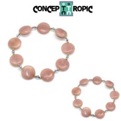  Bratara Manganocalcit Diametru 56 mm - Disc 15 x 5 mm - Accesorii GF - concepttropic - 69,00 RON