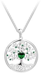 Preciosa Pandantiv din argint Tree of Life Sparkling Preciosa 5329 66 verde