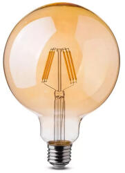 V-TAC Bec LED - 6W, Filament, E27, G95, Amber 2700K, Dimabil (14256-)