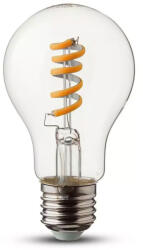 V-TAC Bec LED Clar 4W, E27, 2200K, Filament Spirala (16468-)