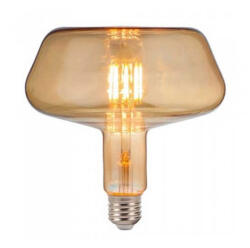 V-TAC Bec LED Filament 8W, E27, T180, Amber Glass, Lumina Calda 2200K (15035-)