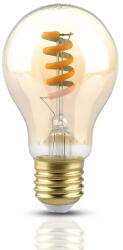 V-TAC Bec LED Amber 4W, E27, 2200K, Filament Spirala (16469-)