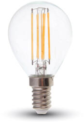 V-TAC Bec LED - 4W, Filament, E14, P45, 2700K, Dimabil (18409-)