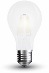 V-TAC Bec LED - 6W, Filament, E27, A60, Dispersor Semi Transparent 6400K (18334-)