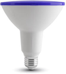 V-TAC Bec LED - 15W, PAR38, E27, IP65, Albastru (18359-)