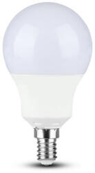 V-TAC Bec LED 9W, E14, Plastic, A60, Lumina Rece (6400K) Cip SAMSUNG (13154-)