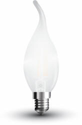 Dienergy Bec LED - 4W, Filament, E14, Dispersor Semi Transparent, Candle Tail, 2700K (14208-)