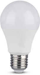 V-TAC Bec LED - 9W, E27, A60, Thermoplastic 3 Step, Dimabil, 2700K (2443-B)