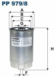 FILTRON filtru combustibil FILTRON PP 979/8 (PP 979/8) - automobilus