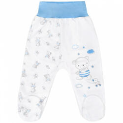 NEW BABY Baba lábfejes nadrág New Baby Bears kék - pindurka