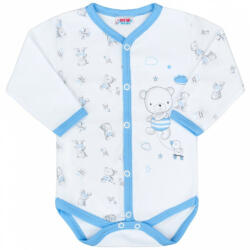 NEW BABY Baba patentos body New Baby Bears kék - pindurka