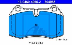 ATE set placute frana, frana disc ATE 13.0460-4965.2 (13.0460-4965.2)